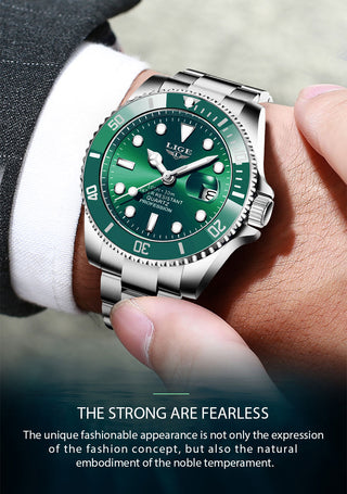 2022 Top Brand Luxury Fashion Diver Watch Men 30ATM Waterproof Date Clock Sport Watches Mens Quartz Wristwatch Relogio Masculino ALODIA STORE