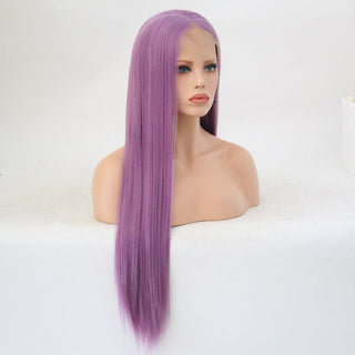 Charisma Blonde Wig Synthetic Lace Front Wig for Women Long Silky Straight Hair Natural Hairline Side Part Cosplay Wigs ALODIA STORE