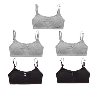 5PcLlot Young Girls Bra Cotton Training Bra Teenagers Lingerie Underwear 8-14Years ALODIA STORE