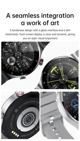 LIGE ECG+PPG Bluetooth Call Smart Watch Men 2022 Sports Bracelet NFC Waterproof Custom Watch Face Men SmartWatch For IOS Android ALODIA STORE