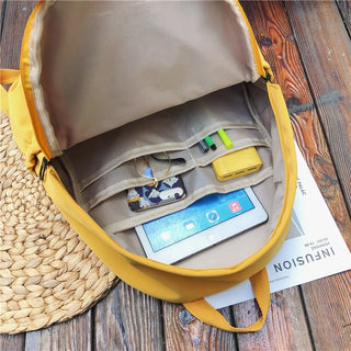 Students Waterproof Nylon Backpack for Women Multi Pocket Travel Backpacks Female School Bag for Teenage Girls Back To School ALODIA STORE