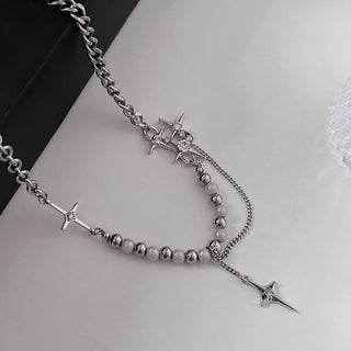 Y2K Accessories Fashion Peach Heart Water Drop Pendant Necklace Pink Crystal Egirl Sweet Cool Clavicle Chain Aesthetic Jewelry ALODIA STORE