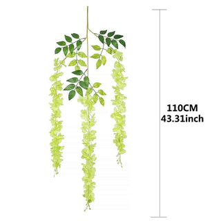 76cm Artificial Green Plants Hanging Ivy Leaves Radish Seaweed Grape Fake Flowers Vine Home Garden Wall Party Decoration ALODIA STORE