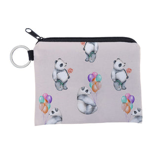 Cute dinosa printing waterproof Purse Card Key Pouch Small Zipper Coin Purse Card ALODIA STORE