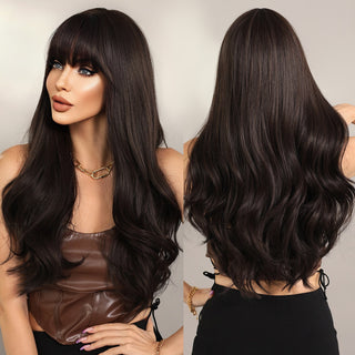 7JHH WIGS Long Wavy Wig for Woemn Natural Curly Hair Wig Synthetic Hair for Women Daily Cosplay Heat Resistant Fiber Wigs Blonde ALODIA STORE