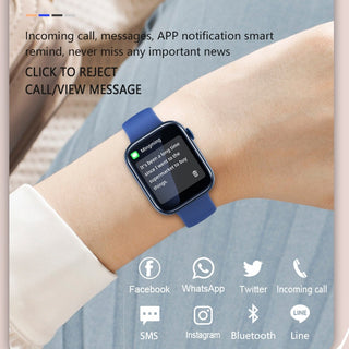 For Xiaomi Huawei Samsung 1.81 inch Bluetooth Call Smartwatch Men Support 120 Sport  2022 New Women Rotary keys Smart Watch +Box ALODIA STORE