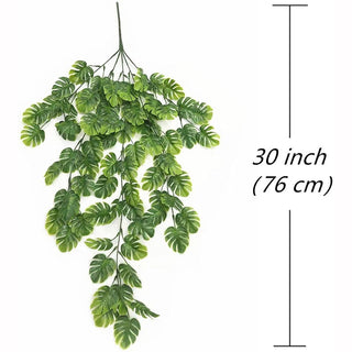 Artificial Plant Persian Fern Leaves Vines Room Home Garden Decoration Accessories Wedding Party Wall Hanging Balcony Decoration ALODIA STORE