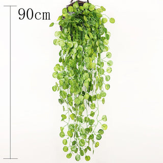 50-105CM Artificial Hanging Flower Plant Fake Vine Willow Rattan Flower Artificial Hanging Plant For Home Garden Wall Decoration ALODIA STORE