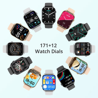 COLMI C60 Smartwatch 1.9 inch Full Screen Bluetooth Calling Heart Rate Sleep Monitor 19 Sport Models Smart Watch For Men Women ALODIA STORE