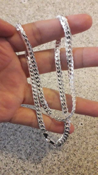 20-60cm 925 sterling Silver luxury brand design noble Necklace Chain For Woman Men Fashion Wedding Engagement Jewelry ALODIA STORE