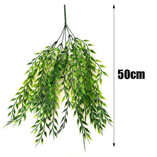 50-105CM Artificial Hanging Flower Plant Fake Vine Willow Rattan Flower Artificial Hanging Plant For Home Garden Wall Decoration ALODIA STORE