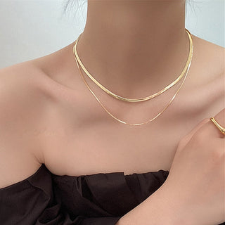 2022 New Popular Silver Colour Sparkling Clavicle Chain Choker Necklace For Women Fine Jewelry Wedding Party Gift ALODIA STORE