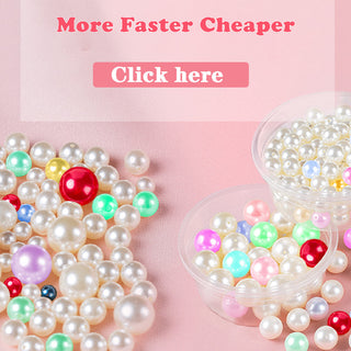 ABS Imitation Pearl Beads Loose Round Acrylic Beads To Needlework Handmade For Necklace Bracelets DIY Jewelry Components Making ALODIA STORE