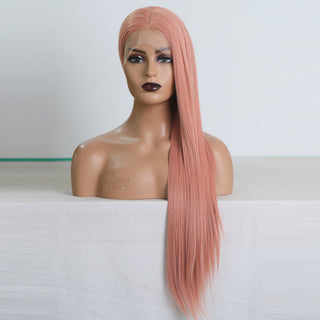 Charisma Blonde Wig Synthetic Lace Front Wig for Women Long Silky Straight Hair Natural Hairline Side Part Cosplay Wigs ALODIA STORE