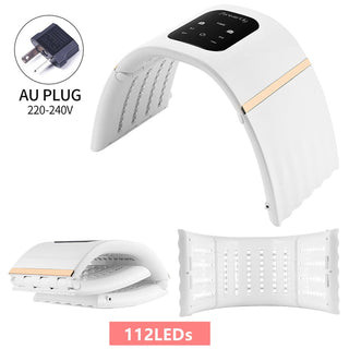 2 IN 1 Foldable 7 Color LED Photon 30-60℃ Heating Threapy Face&Body Mask ALODIA STORE
