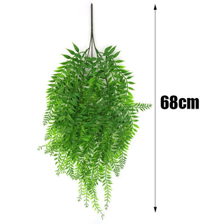 50-105CM Artificial Hanging Flower Plant Fake Vine Willow Rattan Flower Artificial Hanging Plant For Home Garden Wall Decoration ALODIA STORE