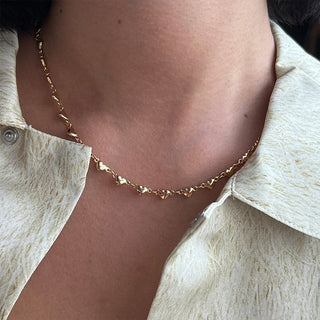 Kpop Vintage Harajuku Goth Metal Heart Neck Chains Choker Grunge Necklaces For Women Egirl Cosplay Aesthetic Accessories Jewelry ALODIA STORE