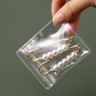 Anti-oxidation Jewelry Storage Bag Desktop Drawer Organizer Transparent Necklace Bracelet Ring Holder Jewelry Organizer Boxes ALODIA STORE