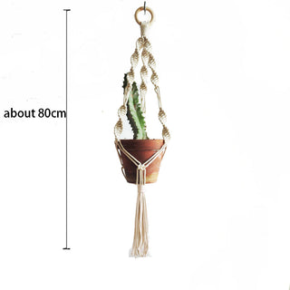 good quality plant hanger pot hanging for home garden macrame plant hanger for bacony pot hanging indoor ALODIA STORE