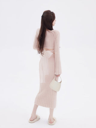 2024 Autumn Sweater Knitted Suits Female Elegant ALODIA STORE