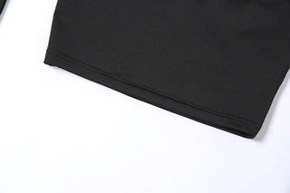 Autumn Fashion Casual Slim Solid Removable Sleeves Halter T Shirt For Women New Streetwear Wild Basic Female Top Hot ALODIA STORE