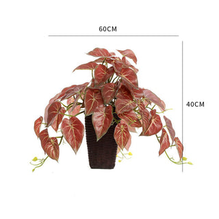1PC Artificial Plants Green Turtle Leaves Simulation Turtle Back Leaf Tropical Wedding Party Table Living Room Home Garden Decor ALODIA STORE
