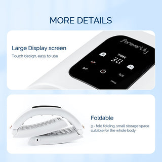 2 IN 1 Foldable 7 Color LED Photon 30-60℃ Heating Threapy Face&Body Mask ALODIA STORE