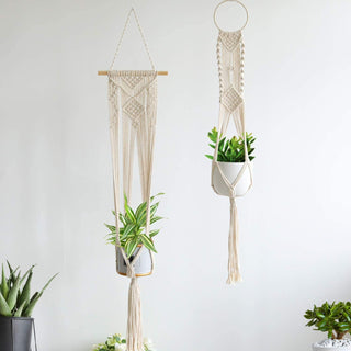 Big Macrame Hanging Planter Hanging Pot Plant Pot Macrame Plant Hangers Air Plant Holder Plant Hanging Decoration ALODIA STORE