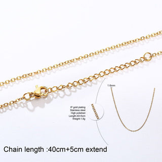 Custom Personalized Name Necklace for Women, Initial Letter Pendant Zircon Necklace, Stainless Steel Wholesale Jewelry ALODIA STORE