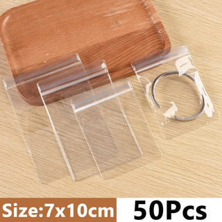 Anti-oxidation Jewelry Storage Bag Desktop Drawer Organizer Transparent Necklace Bracelet Ring Holder Jewelry Organizer Boxes ALODIA STORE