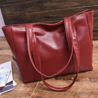 Big Bag 2023 fashion women pu leather handbag luxury tote shopper bag designer ALODIA STORE