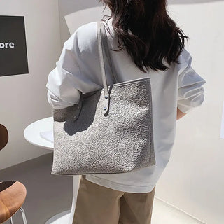 Alta qualidade bolsas de lona feminina grande capacidade das senhoras saco de ombro designer feminino viagem tote sacos saco do ALODIA STORE