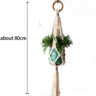 good quality plant hanger pot hanging for home garden macrame plant hanger for bacony pot hanging indoor ALODIA STORE
