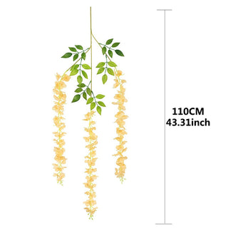 76cm Artificial Green Plants Hanging Ivy Leaves Radish Seaweed Grape Fake Flowers Vine Home Garden Wall Party Decoration ALODIA STORE