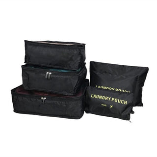 6Pcs/Set Travel Bag Men And women Packing Cubes Unisex Travel Storage Bags Kit ALODIA STORE