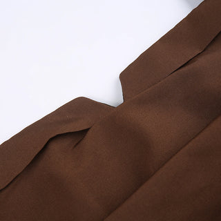 IAMSURE Korean Style Slim Solid Square Collar Puff Sleeve ALODIA STORE