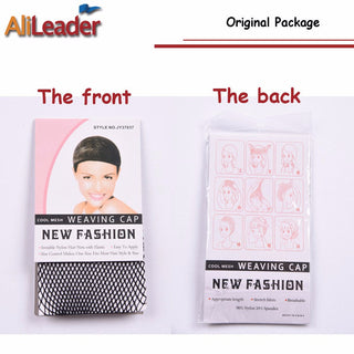 Black Wig Cap Hairnet For Wigs Making Streching Mesh Wig Cap For Women Wig Liner Accessories1/2/5pcs ALODIA STORE