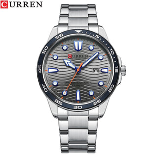 2022 New CURREN Luxury Brand Men Sport Watches Men Quartz Watch Stainless Steel Men Fashion Casual Wrist Watch Relogio Masculino ALODIA STORE