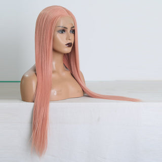 Charisma Blonde Wig Synthetic Lace Front Wig for Women Long Silky Straight Hair Natural Hairline Side Part Cosplay Wigs ALODIA STORE