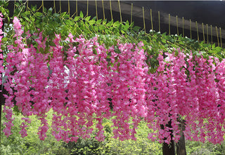 76cm Artificial Green Plants Hanging Ivy Leaves Radish Seaweed Grape Fake Flowers Vine Home Garden Wall Party Decoration ALODIA STORE