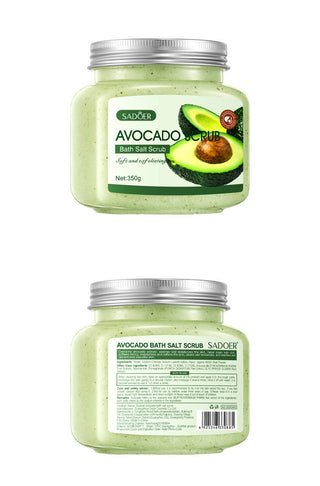 Body Scrub Skin Care Bath Salt Exfoliating Cleansing Pore Soften Whitening Remove Dead Skin Blueberry Gentle Nourish Care ALODIA STORE