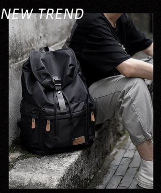 Backpack Unisex Vintage Casual Rucksack 17inch Laptop Backpack W/ USB Charging Port Schoolbag Student Mochia ALODIA STORE