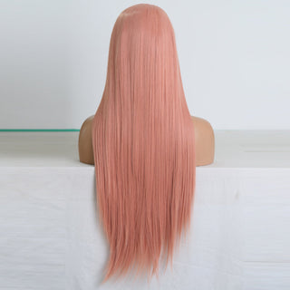 Charisma Blonde Wig Synthetic Lace Front Wig for Women Long Silky Straight Hair Natural Hairline Side Part Cosplay Wigs ALODIA STORE