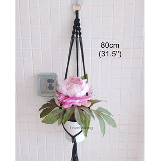 Big Macrame Hanging Planter Hanging Pot Plant Pot Macrame Plant Hangers Air Plant Holder Plant Hanging Decoration ALODIA STORE
