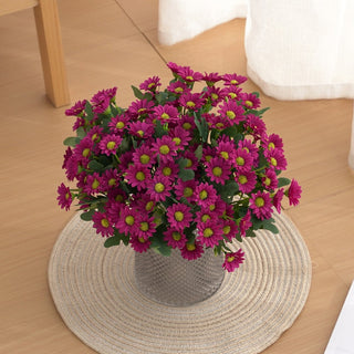 Artificial Flowers Plants 31cm Sun Flower Colorful Small Daisy Silk Home Garden Decoration Chrysanthemum Wedding DIY Party ALODIA STORE