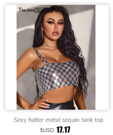 Sexy Backless y2k Metal Party Summer Dress Women Beach Night club Mini slip dress Glitter Sequin ladies Dresses Vestidos HL ALODIA STORE