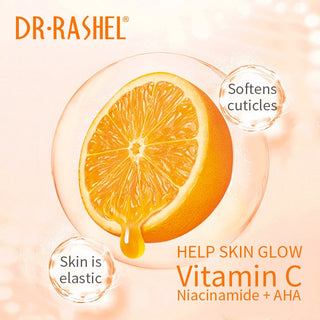 DR.RASHEL Vitamin C Exfoliating Brightening Face Body Scrub Deep Cleansing Dead Skin Removal Cream Whitening Peeling Gel 250g ALODIA STORE
