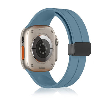 Magnetic Strap For Apple watch ultra band 44mm 45mm 49mm 40mm 41mm 42mm 38mm 45 mm Silicone Bracelet iWatch Series 7 8 se 6 5 3 ALODIA STORE