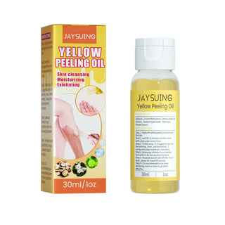 30ml Yellow Peeling Oil Lighten Dark Spots Acne Melanin Skin Bleaching Exfoliating Oil Whiten Brighten Skin For Face Body ALODIA STORE