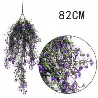 50-105CM Artificial Hanging Flower Plant Fake Vine Willow Rattan Flower Artificial Hanging Plant For Home Garden Wall Decoration ALODIA STORE